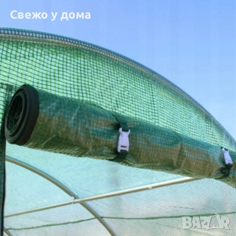 Градинска оранжерия 3 сегментова с допълнителна вентилация 3 х 2 х 2м, снимка 9 - Оранжерии - 54213452