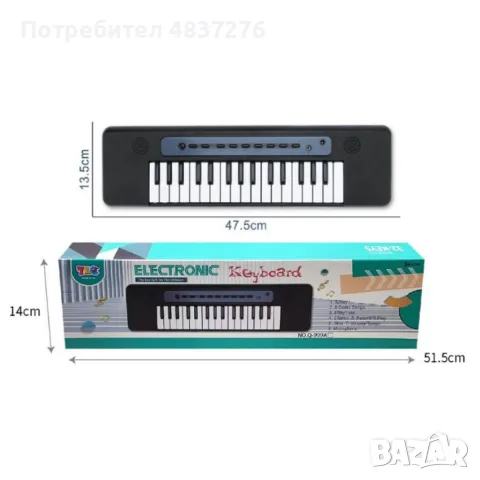 Детска йоника с микрофон, снимка 5 - Музикални играчки - 55421907