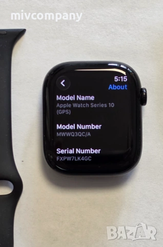 Смарт часовник Apple Watch 10 46мм 100%bh, снимка 2 - Мъжки - 54732445
