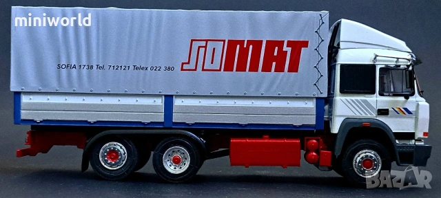 Iveco TurboStar 480 SOMAT - мащаб 1:43 на DeAgostini моделът е нов в блистер, снимка 9 - Колекции - 55289991