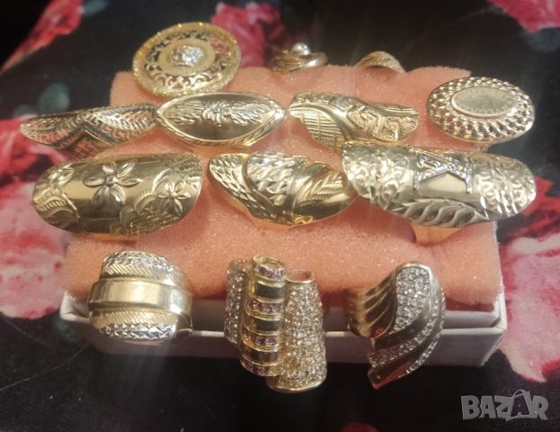 Златен пръстен БУЛГАРИ и ВЕРСАЧЕ Златни пръстени VERSACE BULGARI Златни бижута Злато , снимка 11 - Пръстени - 53519430