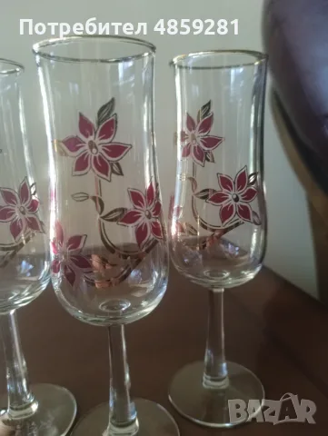 Кристални чаши за вино, снимка 4 - Чаши - 54984696