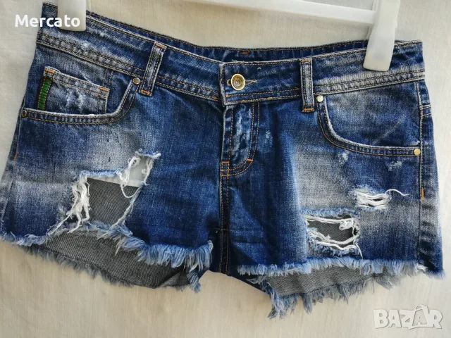 Armani Jeans къси дънкови панталони, снимка 2 - Къси панталони и бермуди - 55544169
