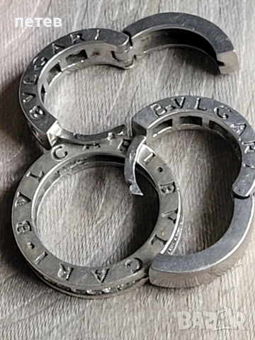Bvlgari. сребърен пръстен. сребърни обици., снимка 4 - Антикварни и старинни предмети - 54698574