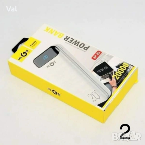 Преносима батерия KLGO KP-89 POWER BANK, снимка 7 - Външни батерии - 54785692