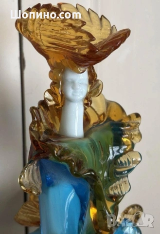 Murano Italy  Circa 1960 “ Стъклената красавица”, снимка 9 - Колекции - 54928964