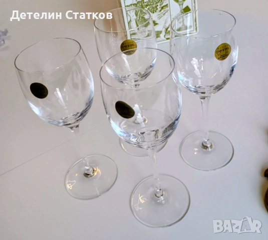 Кристални чаши за вино 4 бр.