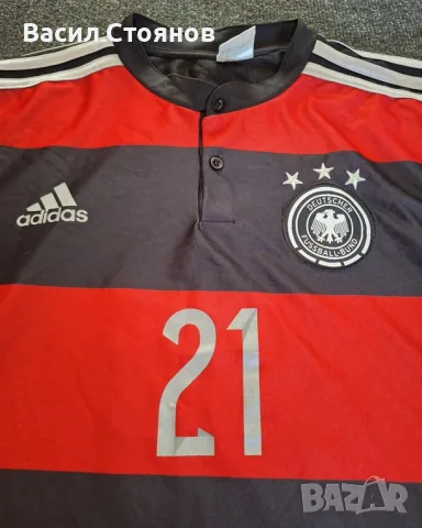 Германия / Germany ADIDAS #21 Reus - World Cup 2014 away jersey - размер L, снимка 3 - Фен артикули - 55656794