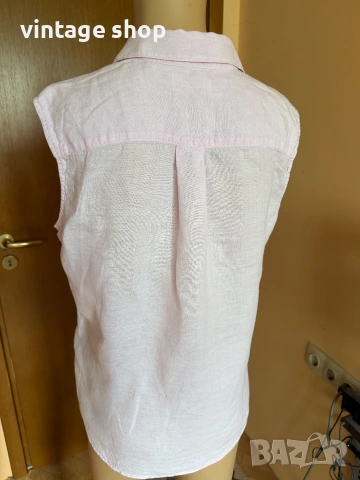  Ризи без ръкав 100% лен UNIQLO и H&M, размер XS, снимка 13 - Ризи - 55009141