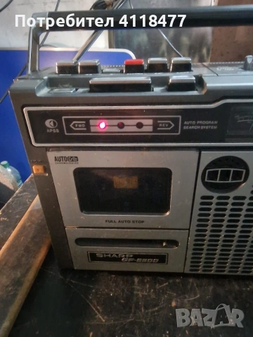 Касетофон SHARP GF6500H, снимка 4 - Радиокасетофони, транзистори - 54358275