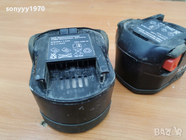 AEG 12V-2БР БАТЕРИИ 1105261917L4, снимка 7 - Винтоверти - 54509837
