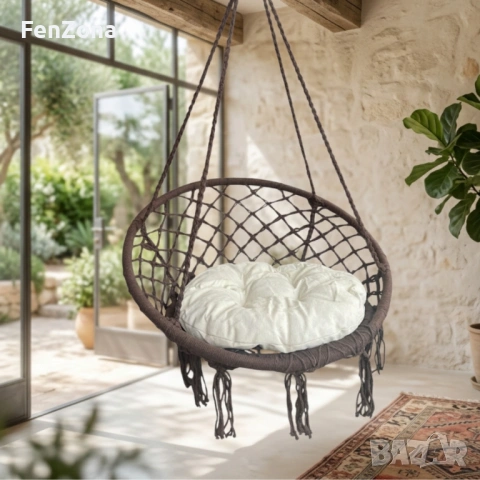 Висяща градинска люлка, с възглавница или без, снимка 16 - Други - 54227547