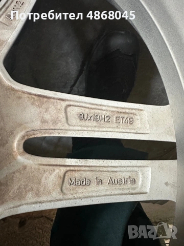 МЕРЦЕДЕС джанти AMG 19” спорт пакет, снимка 5 - Гуми и джанти - 55063502