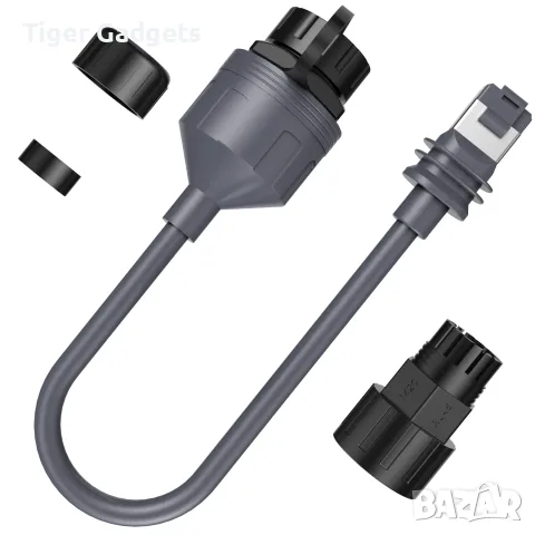 Комплект адаптери EDUP EP-SK0085 за Starlink Gen 3 (V3), RJ45 Ethernet, 2 броя, снимка 4 - Кабели и адаптери - 55393588