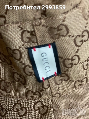 шапка Гучи*GUCCI reversible Bucket hat , снимка 4 - Шапки - 54914630