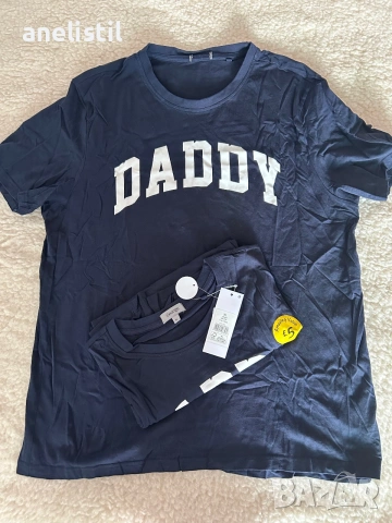 👕 Нова мъжка тениска George “DADDY” – XL – Купена от Англия