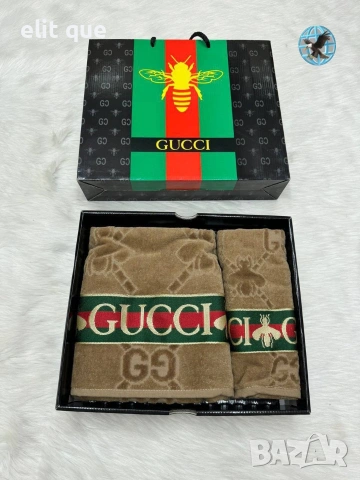 плажни кърпи 90×50см 70×140см 2 броя в кутия hermes Victoria's secret hugo boss Gucci , снимка 10 - Хавлиени кърпи - 55217364