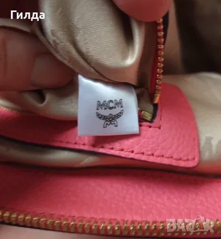 MCM оригинална чанта естествена кожа, снимка 12 - Чанти - 55625650