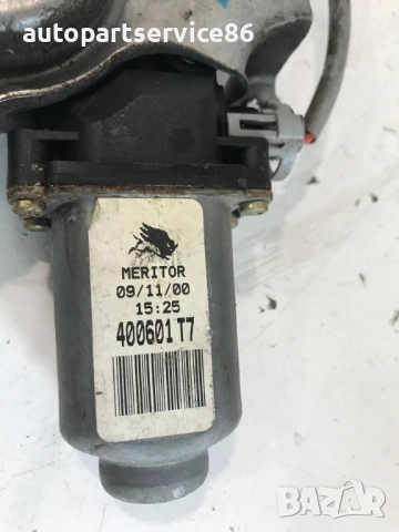Механизъм за стъкло с мотор за предна лява врата за Nissan Almera N16 (2003) 400601T7, снимка 2 - Части - 54343233