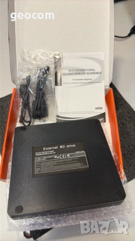 Blu-Ray/DVD CB31005 външна записвачка + USB Hub (Нова), снимка 5 - Други - 54829098