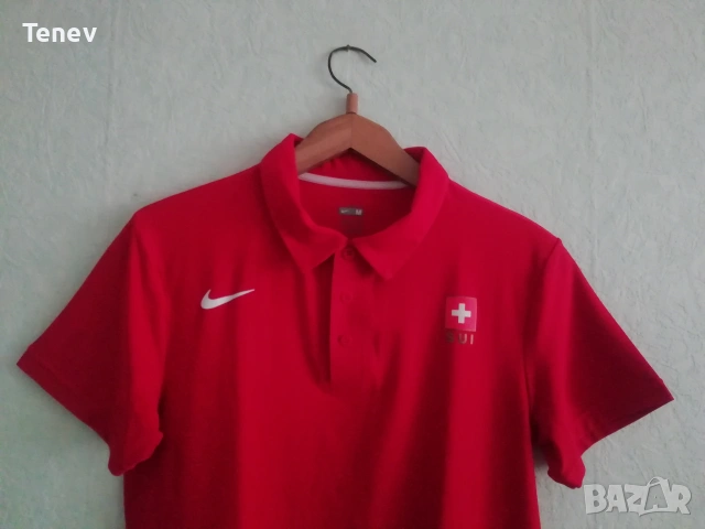 Nike Roger Federer RF 2008 Beijing Olympics оригинална тениска фланелка Федерер Швейцария Пекин, снимка 4 - Тениски - 42036482