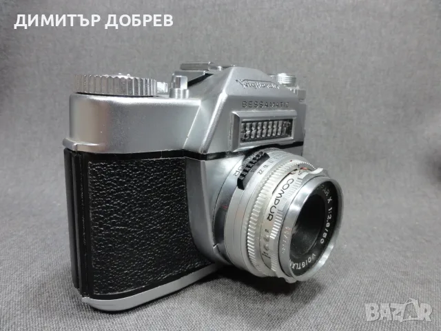 СТАР РЕТРО ЛЕНТОВ SLR ФОТОАПАРАТ VOIGTLANDER BESSAMATIC GERMANY, снимка 3 - Антикварни и старинни предмети - 55531360