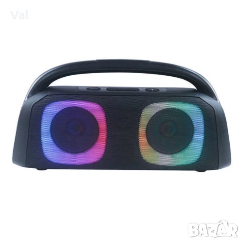 Парти тонколона 2 × 5.25" – 40 W RMS, Bluetooth, RGB LED светлини, батерия 3600 mAh, снимка 8 - Тонколони - 54827033