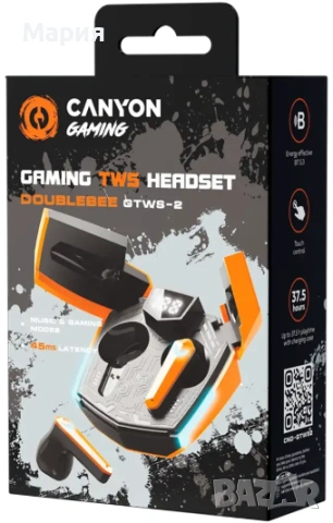  Геймърски слушалки  U20 цена 5 евро и CAYON ''DoubleBee'' GTWS-2 цена 15 евро, снимка 4 - Слушалки, hands-free - 55277329