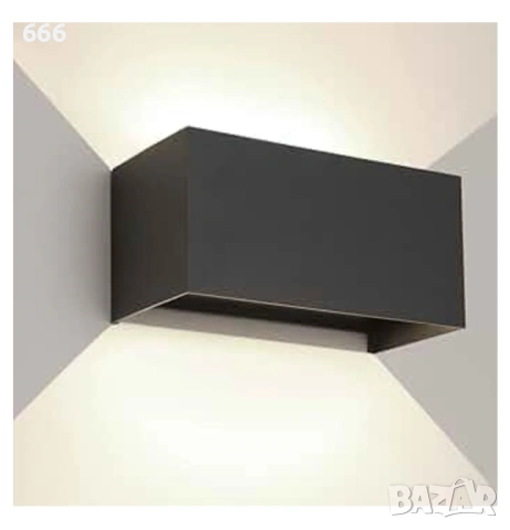 Стенна лампа за външно/вътрешно осветление.