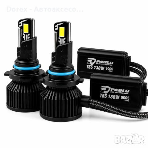 Крушки диодни 9005 / T55 - 130W - 12/24V, снимка 2 - Аксесоари и консумативи - 54968961