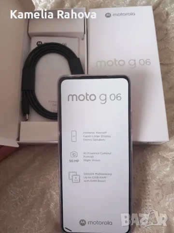 Телефон Moto G06, снимка 3 - Други - 55398256