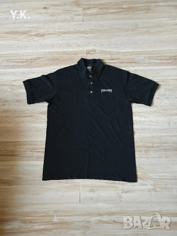 Оригинална мъжка тениска с яка Thrasher