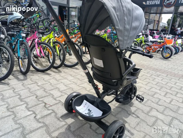 BYOX Детска триколка SUMMER сив, снимка 7 - Детски велосипеди, триколки и коли - 55440424