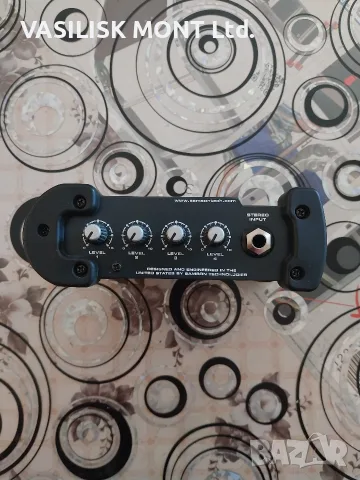 Samson S•amp stereo headphone AMP 4 канален, снимка 2 - Ресийвъри, усилватели, смесителни пултове - 55419146