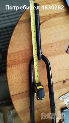 Вилка Disk - Tange chromoly  fork black 1-1.1/8" ), снимка 6 - Части за велосипеди - 55176095