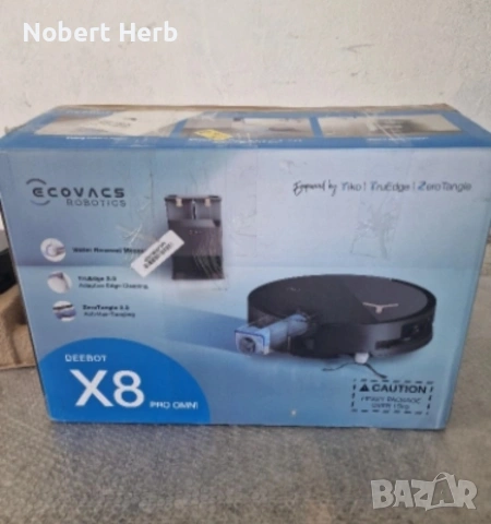 Прахосмукачка робот Ecovacs Deebot X8 Pro Omni (18.000Pa)