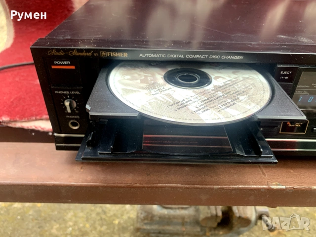 CD Player Fisher DAC-205 - 5 диска. Само за ценители!, снимка 3 - Аудиосистеми - 54894404