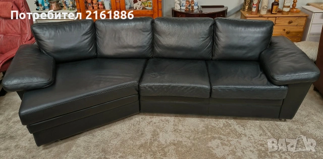 Уникален диван от естествена кожа 