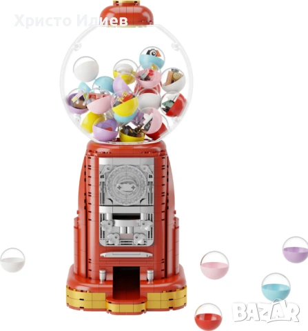 Ретро машина за топчета конструктор Retro Series Gumball Machine 34 см PANTASY
