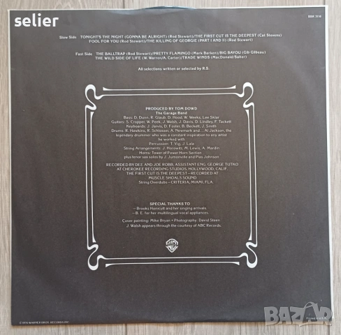 Rod Stewart ‎– A Night On The Town Издание 🇺🇸 USA 1978г Състояние на винила:VG+ Състояние на облож, снимка 4 - Грамофонни плочи - 54444658