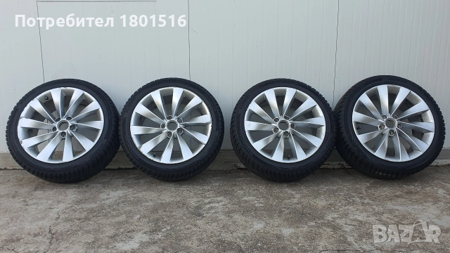 VW Interlagos джанти 18 с нови зимни гуми