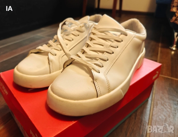 Бели маратонки Zara 46, снимка 3 - Маратонки - 54241409