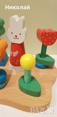 2 дървени детски играчки, снимка 16 - Игри и пъзели - 53145712