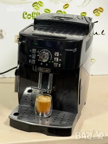 Кафемашина кафе автомат delonghi magnifica S с гаранция, снимка 7 - Кафемашини - 55325214
