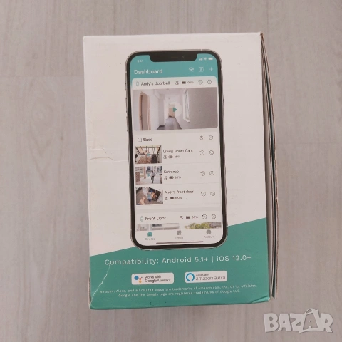 Професионален Видеозвънец WUUK Smart Doorbell Pro Kit – 2K резолюция, Базова станция с 32GB, снимка 2 - Друга електроника - 54955518