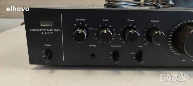 Стерео усилвател Sansui AU-317, снимка 2 - Ресийвъри, усилватели, смесителни пултове - 55218273