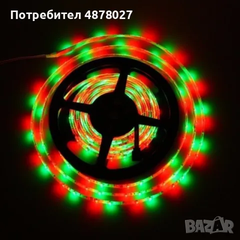 Лента с RGB LED диоди и дистанционно управление 5 метра, подходяща за кухненско осветление, снимка 4 - Други стоки за дома - 55467791