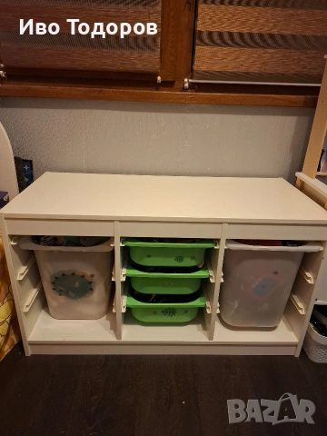 Детска секция с кутии Ikea, снимка 2 - Мебели за детската стая - 55183564