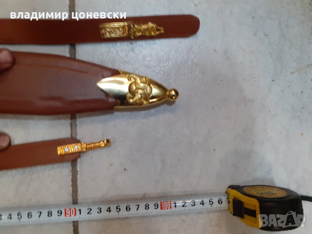 Реплика на римски меч гладиус,сабя,шпага,кортик,стоманено острие,кания обвита с кожа,тежък и масивен, снимка 2 - Колекции - 55000256