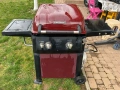 Газово барбекю с вграден котлон+ бутилка, снимка 1